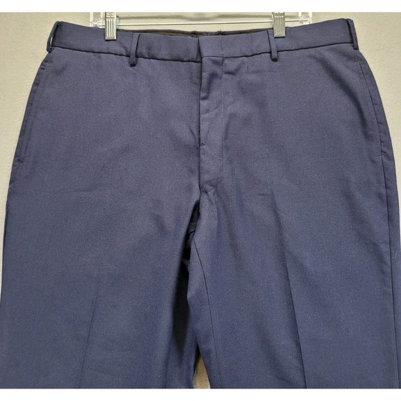 USAF Air Force Dress Pants Blue 1620 Mens Size 37 Short Wool/Poly Blend Military - Picture 2 of 10